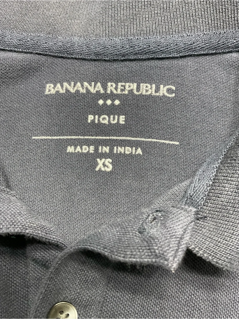 Banana Republic Polo Men's Navy Short Sleeve Smart Casual Minimalist US Open 🎾